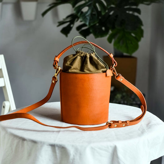 Bolso Bucket Vintage Artesanal para Mujer - Image 2
