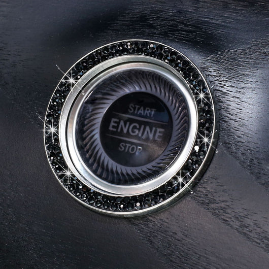 Anillo Decorativo con Diamantes para Botón de Arranque de Auto - Accesorios para Mujeres - Image 17