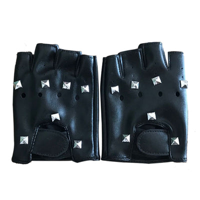 Guantes de Ciclismo Infantiles Medio Dedo PU Sports - Image 9