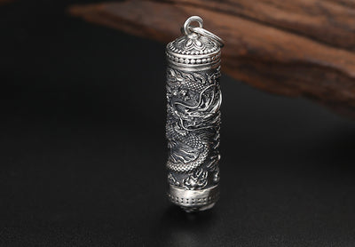 Dije Buda Plata 925 Patrón Dragón Tenglong - Colgante Espiritual Artesanal - Image 8
