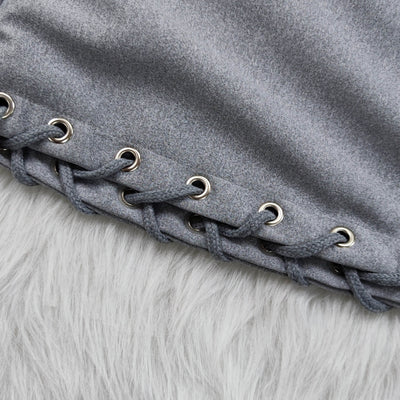 Pantalones Casuales Mujer con Ojales Laterales - Image 14