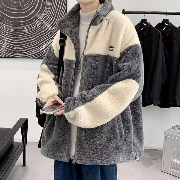 Chaqueta Acolchada para Hombre con Bloques de Color - Calidez y Estilo