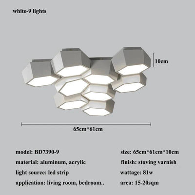 Lámpara de Techo LED para Dormitorio y Sala de Estar - Image 14
