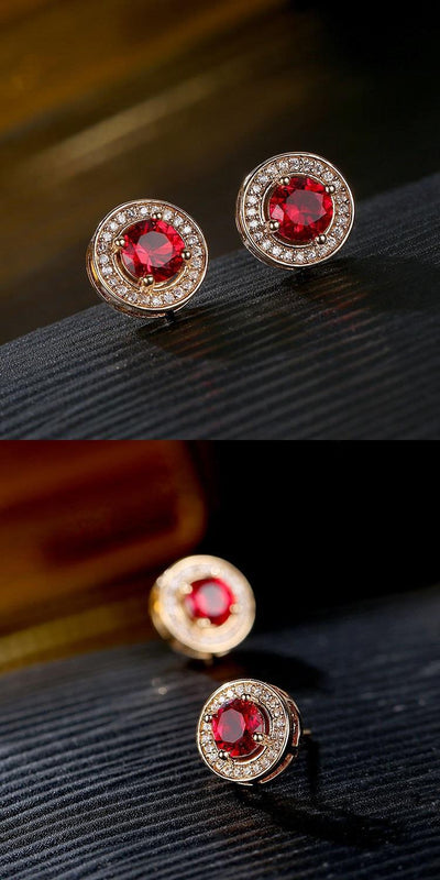 Aretes Hombre Circonita Diamante Completo Cielo Estrellado Redondos - Image 12