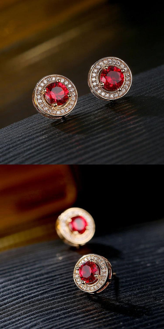 Aretes Hombre Circonita Diamante Completo Cielo Estrellado Redondos - Image 12
