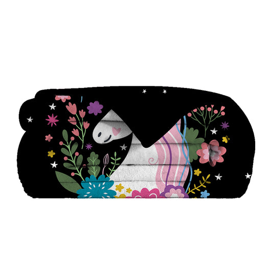 Manta Franela Unicornio Negra - Suave y Acogedora para Todas las Ocasiones - Image 7