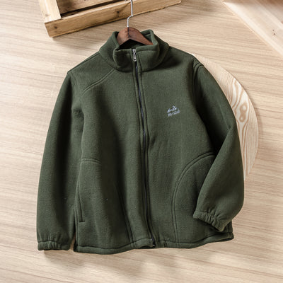 Chaqueta Polar Bordada de Hombre - Diseño Versátil para Cualquier Ocasión - Image 3