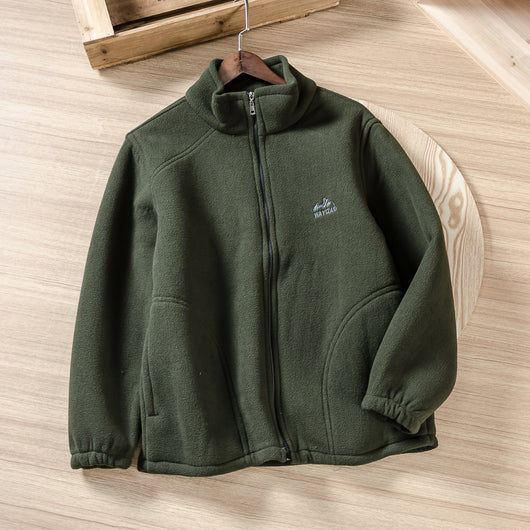 Chaqueta Polar Bordada de Hombre - Diseño Versátil para Cualquier Ocasión - Image 3
