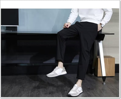Pantalones Casuales Elegantes Slim Fit con Corte Cónico para Hombre - Image 12