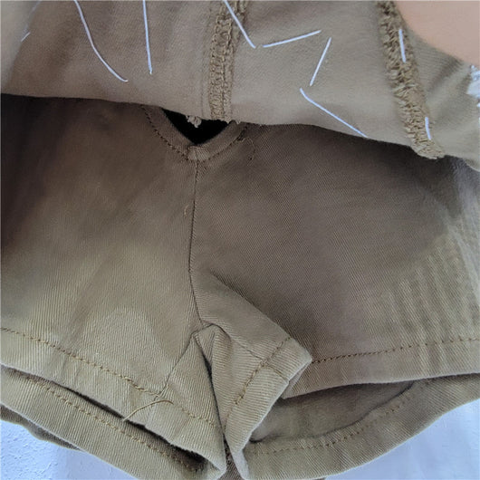 Falda Vaquera Corta Irregular A-línea para Mujer - Image 9