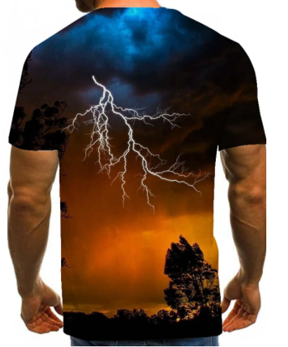 Playera 3D Árbol de Rayo - Image 2