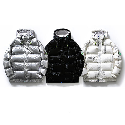 Chaqueta de Plumón de Pato con Cuello Alto para Hombre y Mujer - Estilo Hip Hop - Image 14