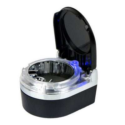Cenicero LED Dual para Auto y Hogar con Cinturón de Seguridad Tres Colores
