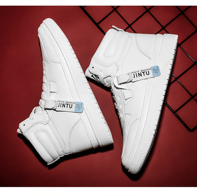 Botines Blancos para Hombre Estilo Coreano - Image 7