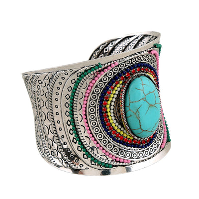 Pulsera Brazalete de Aleación con Estilo Atmosférico - Image 3