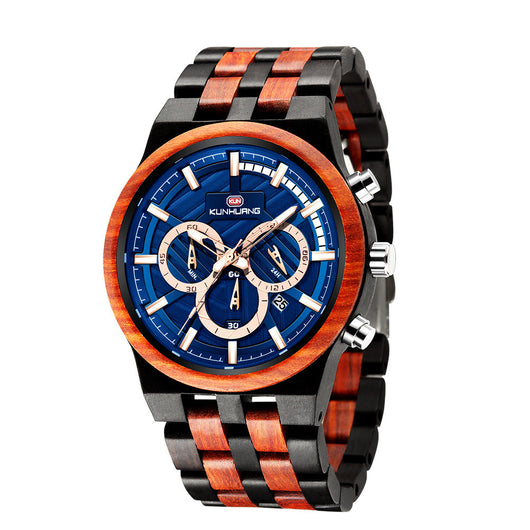 Reloj de Madera con Esfera Grande - Movimiento de Cuarzo - Image 6