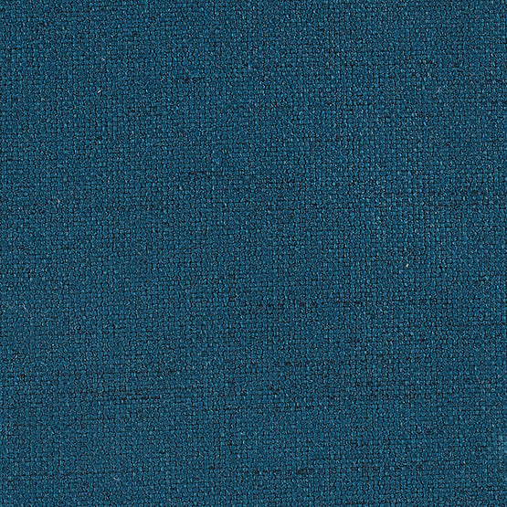 Close-up of a solid teal blue curtain fabric with a thick, visible woven texture, suitable for modern decor. - Image 12
