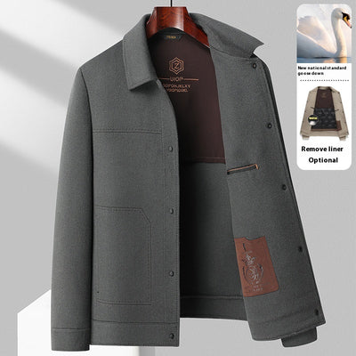 Chaqueta Polo de Lana Doble Faz para Otoño e Invierno - Tejida a Mano - Image 8