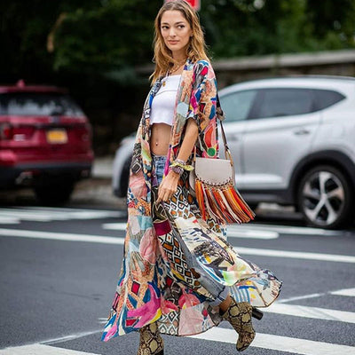 Traje de Baño con Protección Solar Estampado