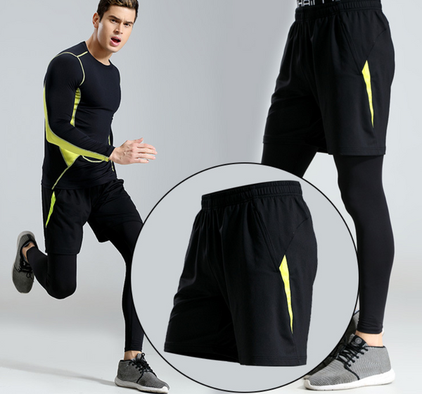 Shorts deportivos de secado rápido para correr y entrenar