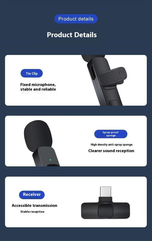 Micrófono Inalámbrico de Solapa para Videos Profesionales - Image 25