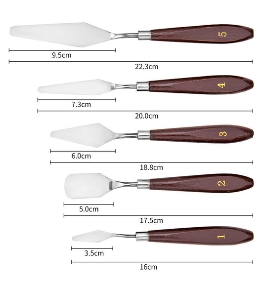 Set de 5 Espátulas para Pintura al Óleo - Image 4