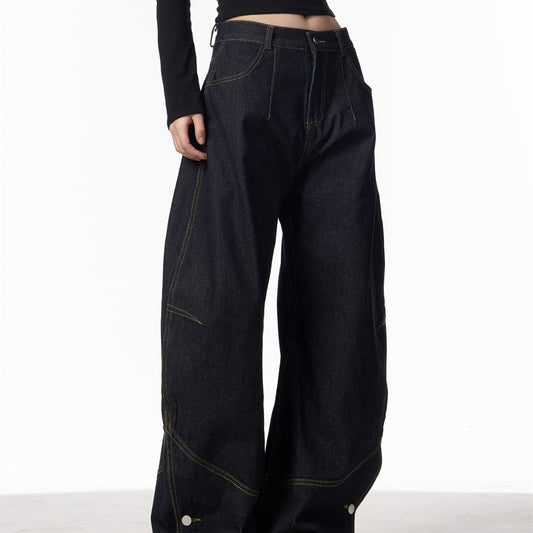 Pantalones Anchos Retro Primavera