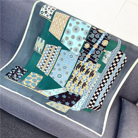 Turbante de Seda Sintética Estilo Coreano para Primavera y Otoño - Image 9
