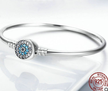 Pulsera de Plata Esterlina 925 con Diamantes Completos - Accesorio Encanto Elegante para Mujer - Image 2