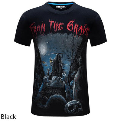 Playera Casual Estampado Animal 3D Personalizada Talla Grande Hombre - Image 14