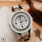 Reloj de Pulsera para Dama de Acero con Pedrería Móvil