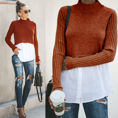 Blusa de Manga Larga con Detalles de Costura para Mujer - Image 11