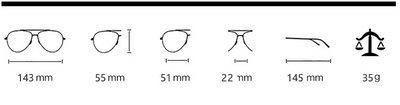 Gafas de Moda Cat Eye Media Montura - Image 7