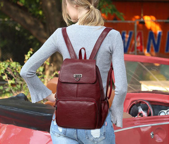 Bolso de Cuero para Mujer - Cartera Casual y Elegante