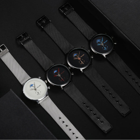 Reloj para Hombre Dos Lunas - Diseño Minimalista - Image 3