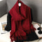 Pashmina Cálida de Color Sólido para Mujer - Chal Suave Estilo Cashmere