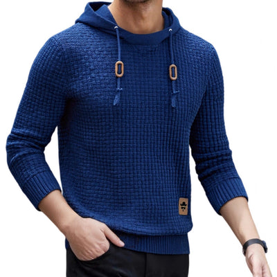 Sudadera con Capucha Tejida Casual para Hombre - Image 12