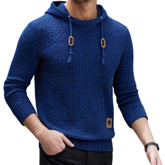 Sudadera con Capucha Tejida Casual para Hombre - Image 12