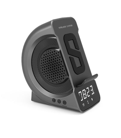 Parlante Bluetooth Portátil con Carga Inalámbrica y Radio Integrada - Image 6