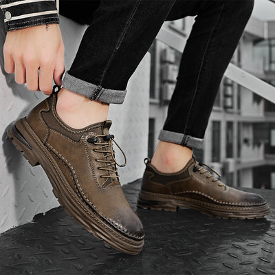 Zapatos Casuales de Cuero para Hombre en Talles Grandes - Image 4