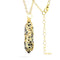 Dorado Copper Wire And Chain Speckled Stone