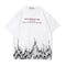Camiseta Estampado Llamas para Hombre