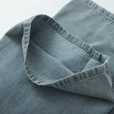 Pantalones Vaqueros Rectos de Talle Medio para Mujer - Corte Ancho Verano - Image 22