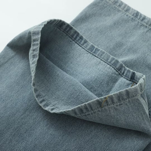Pantalones Vaqueros Rectos de Talle Medio para Mujer - Corte Ancho Verano - Image 22