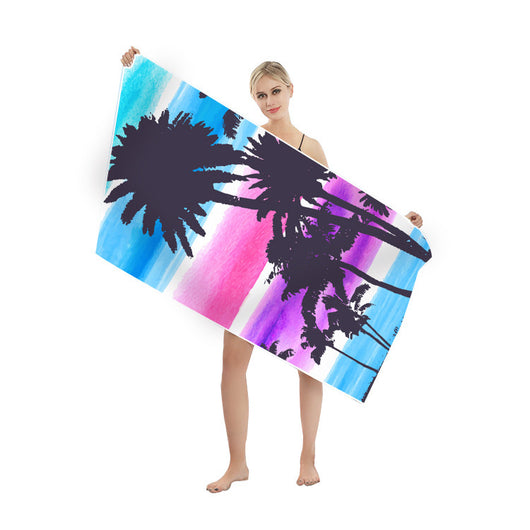 Toalla de Playa Secado Rápido con Estampado Duplex - Image 4
