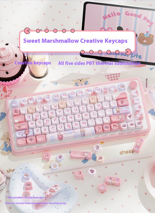 Keycap Mecánico Five-Sided Sublimación Moa - Diseño Adorable y Personalizable - Image 10