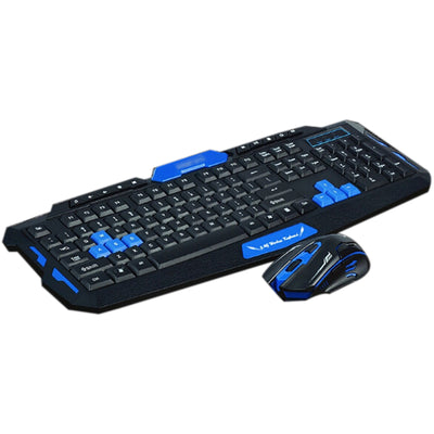 Combo Teclado y Ratón Inalámbrico Gaming 2.4GHz - Ergonómico, Resistente al Agua