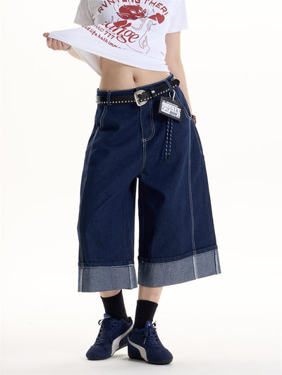 Jeans Retro Hot Girl con Efecto Plisado - Image 9