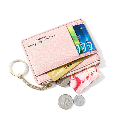 Billetera Compacta Coreana con Múltiples Compartimentos para Tarjetas - Image 10