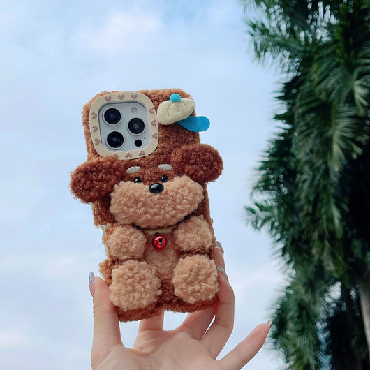 Nueva Funda de Peluche de Poodle para Teléfono - Image 11